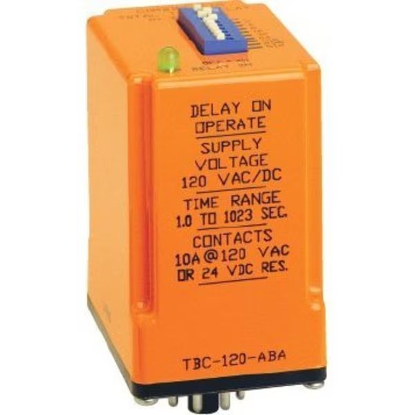 TBC Series On-Delay DIP Switch TDR, Diversified, Mfr#: TBC-120-A-B-A